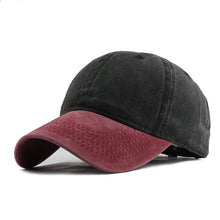 Load image into Gallery viewer, Mixed colors Washed Denim Baseball Cap