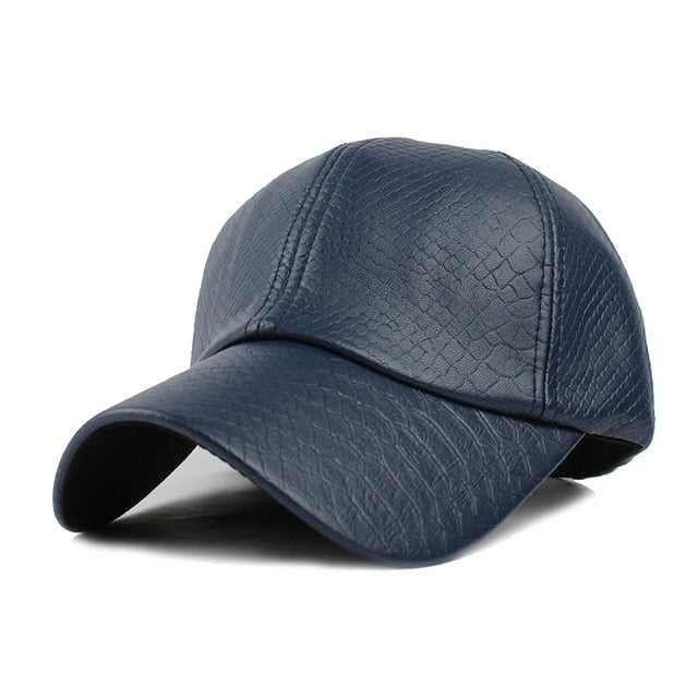 Cool!new fashion PU black Baseball Cap