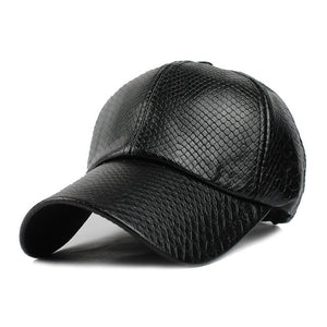 Cool!new fashion PU black Baseball Cap