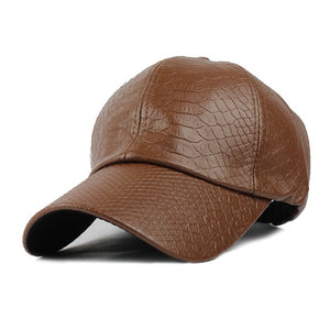 Cool!new fashion PU black Baseball Cap