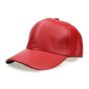 Cool!new fashion PU black Baseball Cap