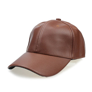 Cool!new fashion PU black Baseball Cap