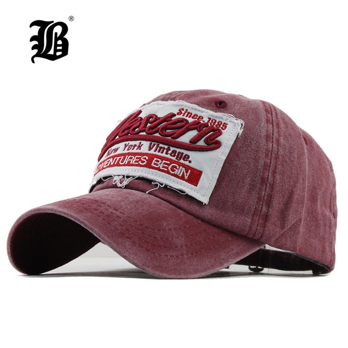 Summer Baseball Embroidery Cap