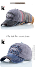 Load image into Gallery viewer, Washed Denim Baseball Cap Embroided