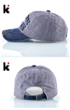 Load image into Gallery viewer, Washed Denim Baseball Cap Embroided