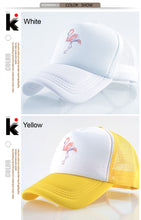 Load image into Gallery viewer, Summer Baseball Cap Flamingo