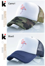 Load image into Gallery viewer, Summer Baseball Cap Flamingo