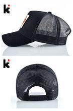 Load image into Gallery viewer, Mesh Baseball Cap Bear Embroidery