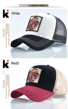 Load image into Gallery viewer, Mesh Baseball Cap Bear Embroidery