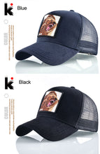 Load image into Gallery viewer, Mesh Baseball Cap Bear Embroidery