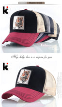 Load image into Gallery viewer, Baseball Cap Tiger Embroidery Patch Snap back