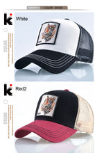 Load image into Gallery viewer, Baseball Cap Tiger Embroidery Patch Snap back