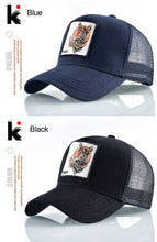 Load image into Gallery viewer, Baseball Cap Tiger Embroidery Patch Snap back