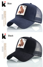 Load image into Gallery viewer, Fox Embroidery Patch Baseball Cap