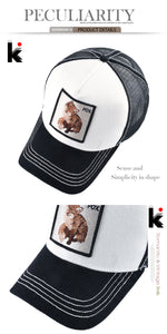 Fox Embroidery Patch Baseball Cap