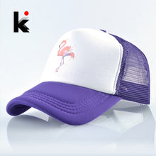 Load image into Gallery viewer, Summer Baseball Cap Flamingo