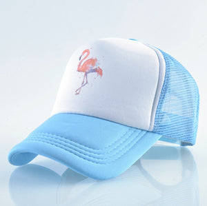 Summer Baseball Cap Flamingo