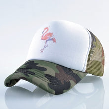 Load image into Gallery viewer, Summer Baseball Cap Flamingo