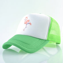 Load image into Gallery viewer, Summer Baseball Cap Flamingo