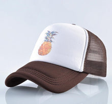 Load image into Gallery viewer, Summer Baseball Cap Pineapple Print