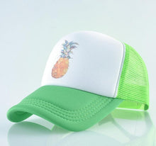 Load image into Gallery viewer, Summer Baseball Cap Pineapple Print