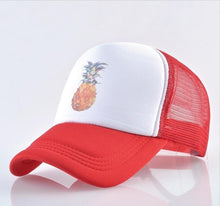 Load image into Gallery viewer, Summer Baseball Cap Pineapple Print