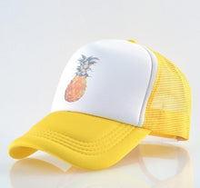 Load image into Gallery viewer, Summer Baseball Cap Pineapple Print