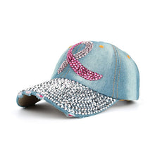 Load image into Gallery viewer, Women Breast Denim Cotton Baseball Cap