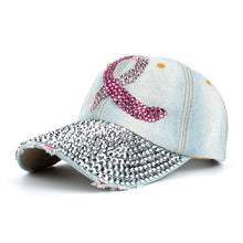 Load image into Gallery viewer, Women Breast Denim Cotton Baseball Cap