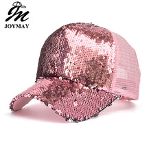 Load image into Gallery viewer, Woman favorite bling bling glitter Mesh Baseball Cap