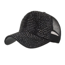 Load image into Gallery viewer, Summer season glitter wave mesh cap Woman Baseball Cap