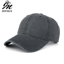 Load image into Gallery viewer, Washed Cotton Adjustable Solid color  Baseball Cap