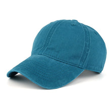 Load image into Gallery viewer, Washed Cotton Adjustable Solid color  Baseball Cap