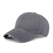 Load image into Gallery viewer, Washed Cotton Adjustable Solid color  Baseball Cap