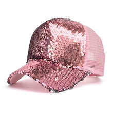 Load image into Gallery viewer, Woman favorite bling bling glitter Mesh Baseball Cap