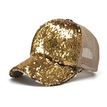 Load image into Gallery viewer, Woman favorite bling bling glitter Mesh Baseball Cap