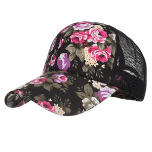 Women Floral Baseball Caps