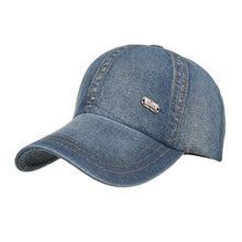 Load image into Gallery viewer, Denim Jean Solid color fashion outdoor Baseball Cap