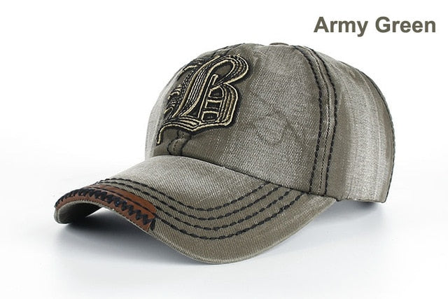 Embroidery Letter B Baseball Cap