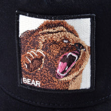 Load image into Gallery viewer, Mesh Baseball Cap Bear Embroidery