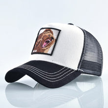 Load image into Gallery viewer, Mesh Baseball Cap Bear Embroidery