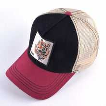 Load image into Gallery viewer, Baseball Cap Tiger Embroidery Patch Snap back