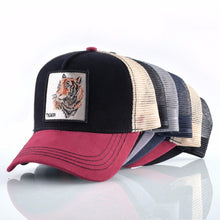 Load image into Gallery viewer, Baseball Cap Tiger Embroidery Patch Snap back