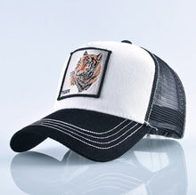 Load image into Gallery viewer, Baseball Cap Tiger Embroidery Patch Snap back