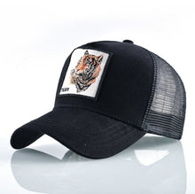 Load image into Gallery viewer, Baseball Cap Tiger Embroidery Patch Snap back