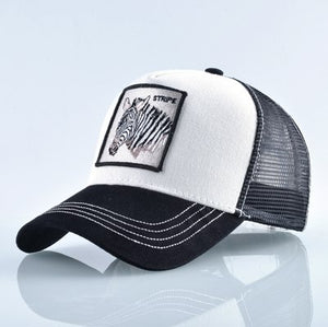 High Quality Zebra Embroidery Baseball Cap