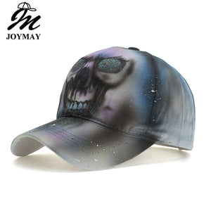 Skull Painting Men Women Baseball Cap