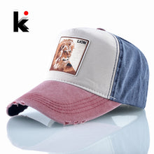 Load image into Gallery viewer, Lion Embroidery Snapback cap