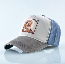 Load image into Gallery viewer, Lion Embroidery Snapback cap