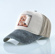 Load image into Gallery viewer, Lion Embroidery Snapback cap